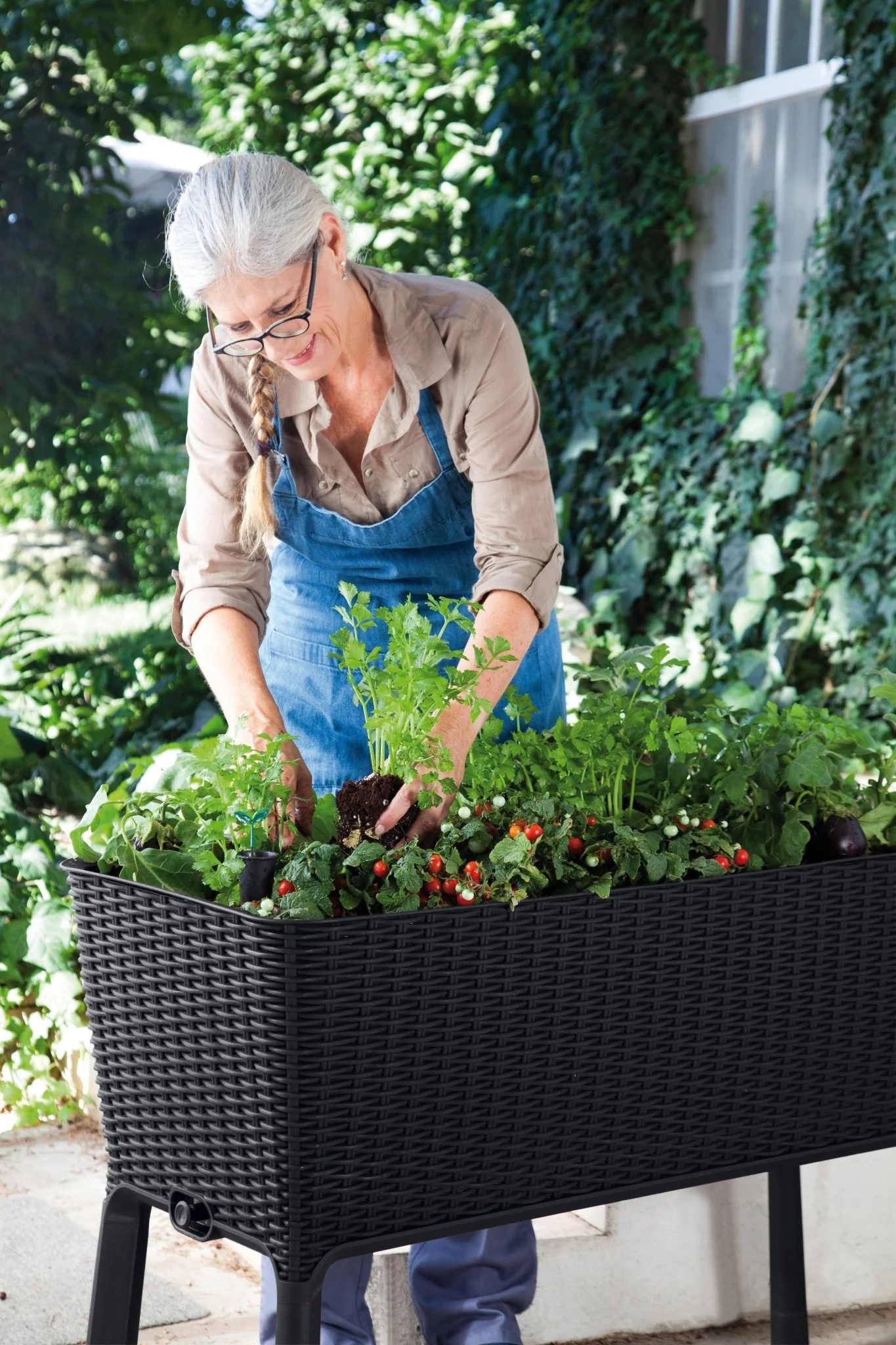 Keter Easy Grow Planter- Brown - 2 Pack - Image 9