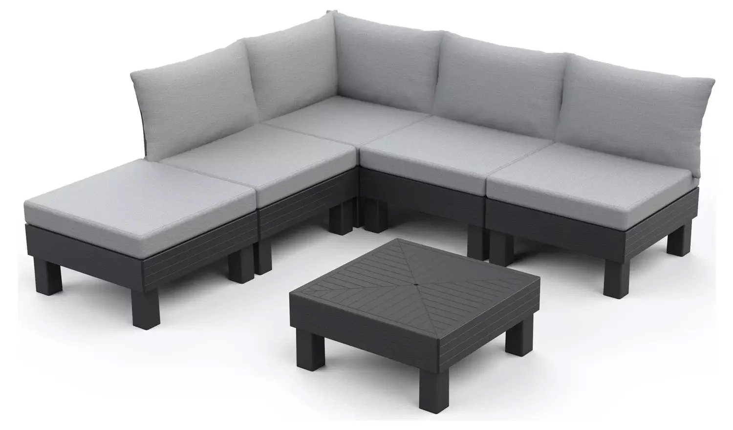 Keter Elements 5 Seater Modular Lounge Set