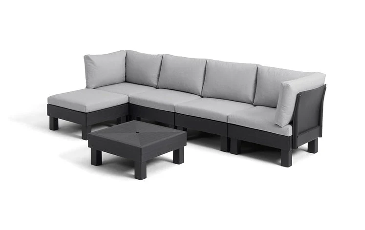 Keter Elements 5 Seater Modular Lounge Set - Image 6