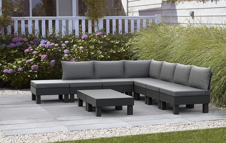 Keter Elements 7 Seater Modular Lounge Set - Image 14