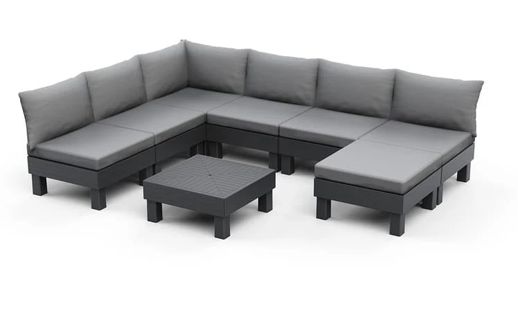 Keter Elements 7 Seater Modular Lounge Set - Image 4