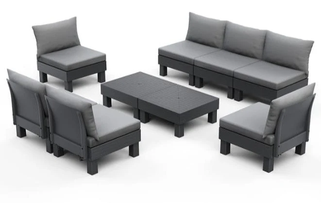 Keter Elements 7 Seater Modular Lounge Set - Image 5