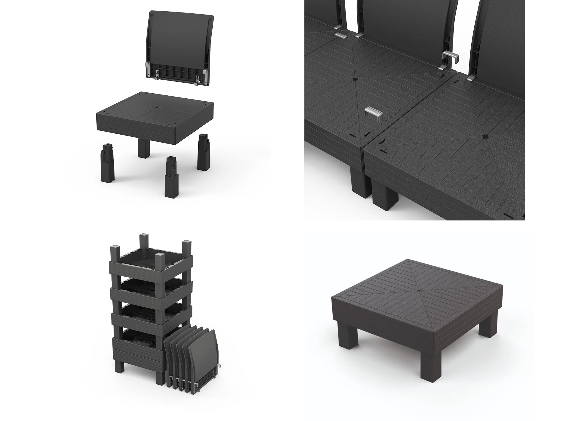 Keter Elements 8 Seater Modular Lounge Set - Image 5