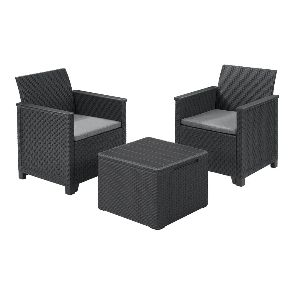 Keter Elodie Balcony Set - Graphite