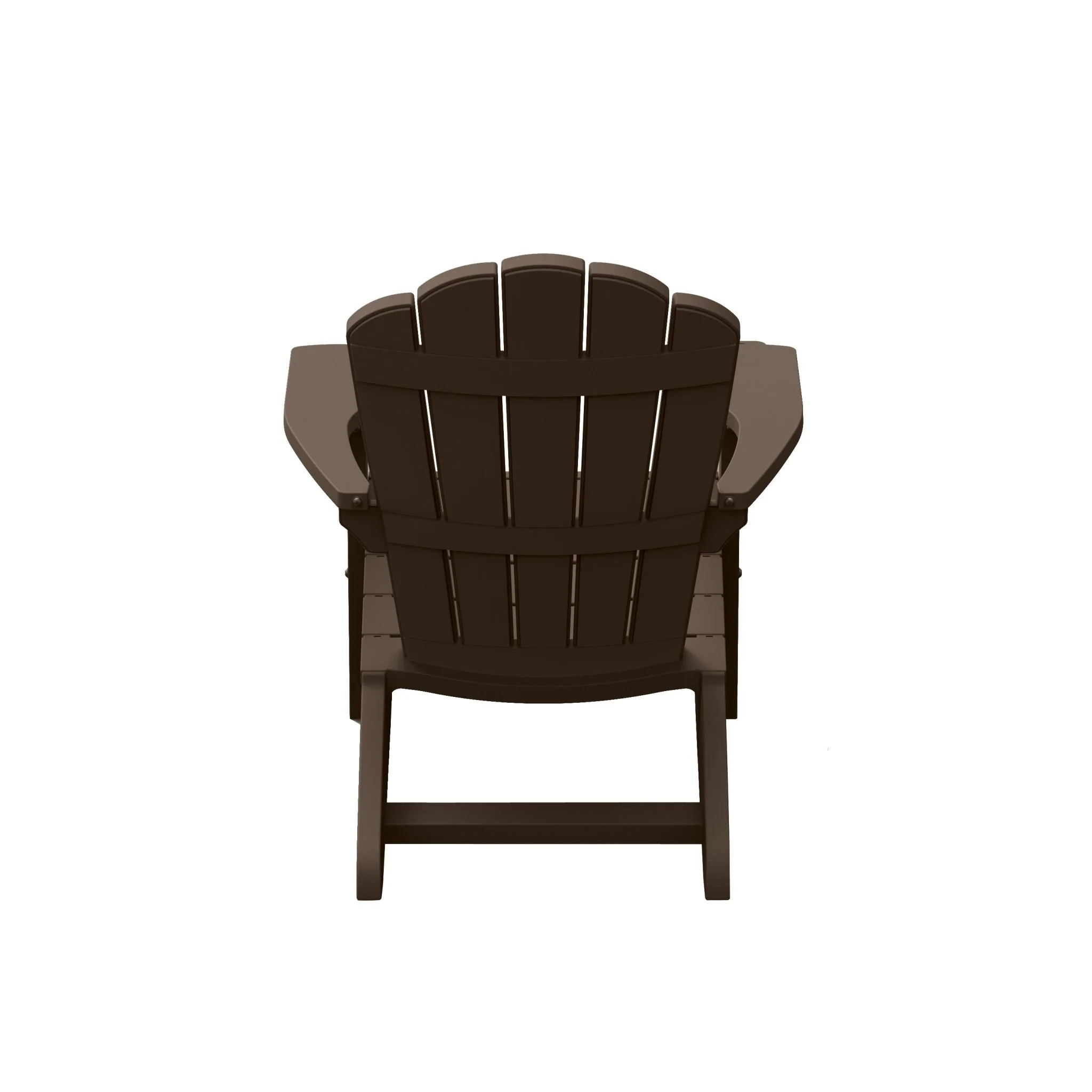 Keter Everest Adirondack Chair- Movable Cupholder - Brown - Image 3