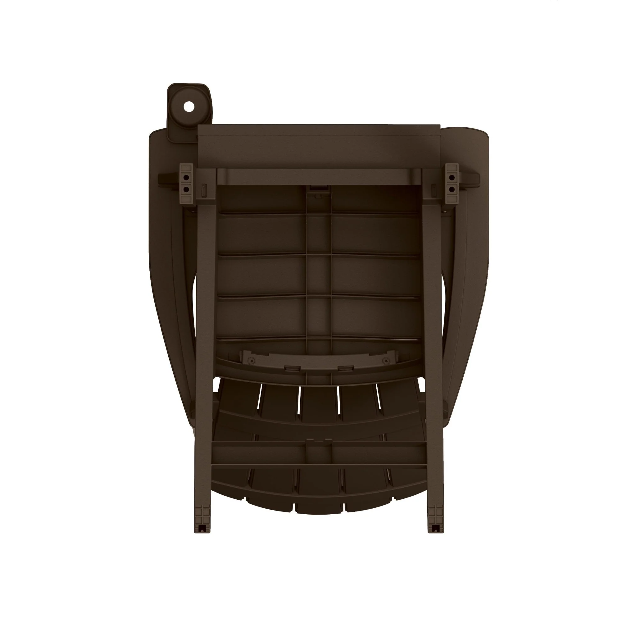 Keter Everest Adirondack Chair- Movable Cupholder - Brown - Image 4