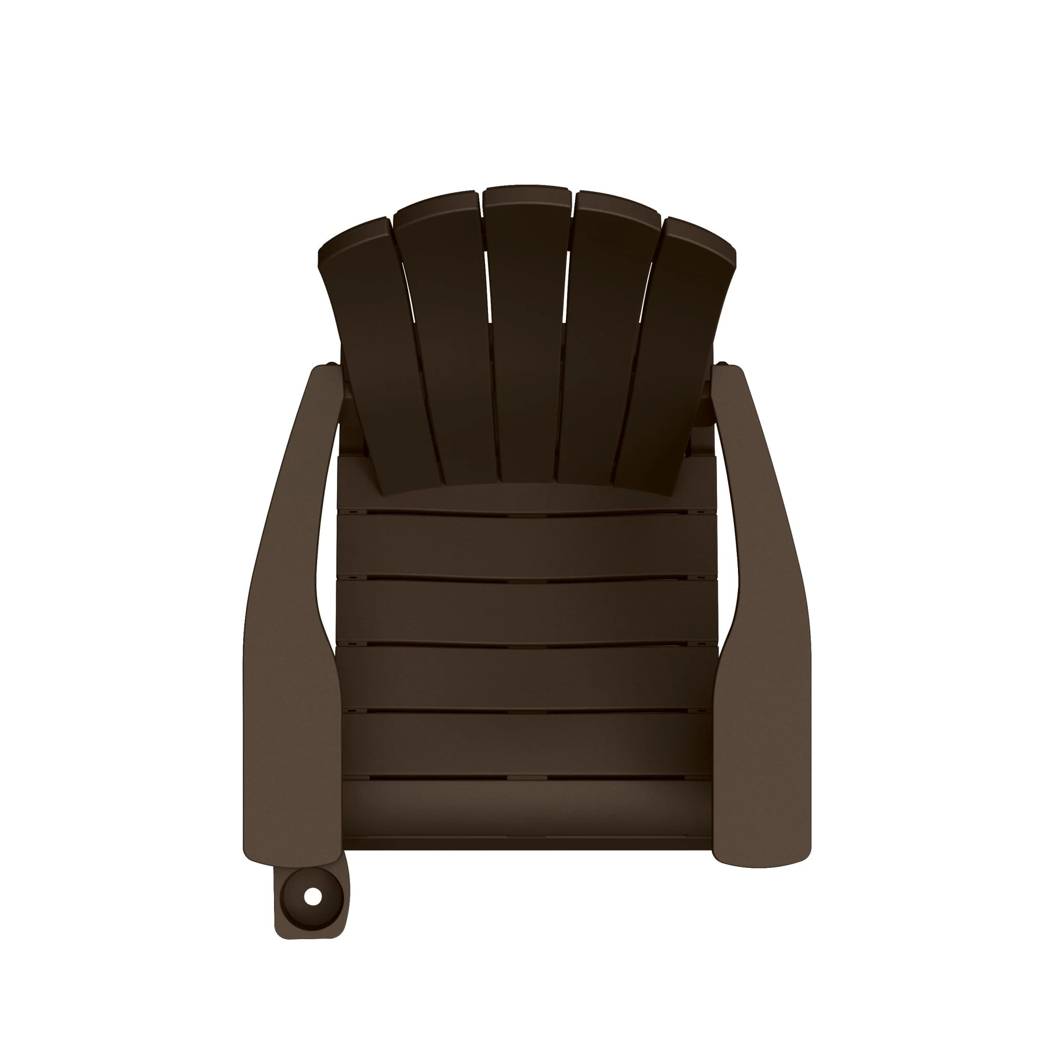 Keter Everest Adirondack Chair- Movable Cupholder - Brown - Image 5