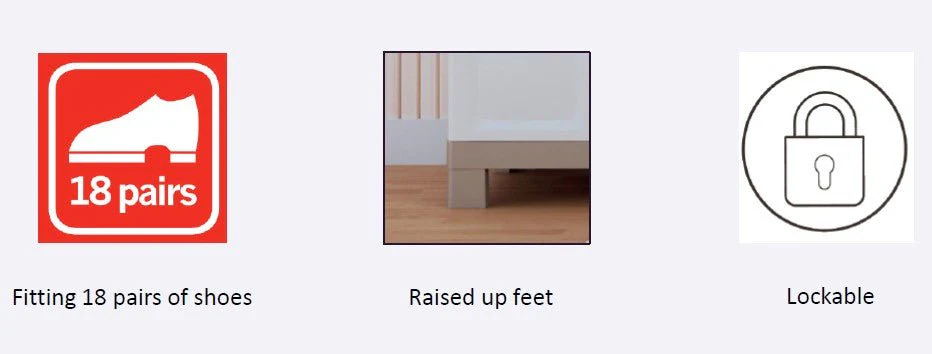 Keter Excellence Shoe Cabinet - Image 4