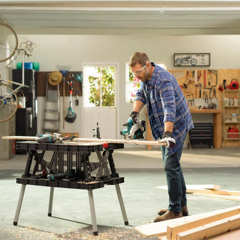 Keter Folding Work Table with Clamps - Image 18