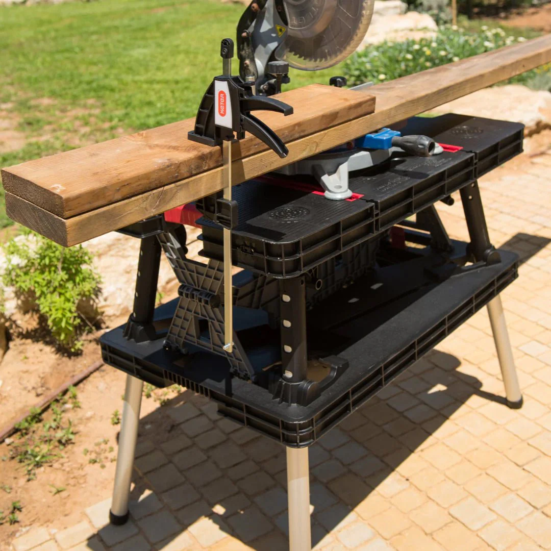 Keter Folding Work Table with Clamps - Image 21