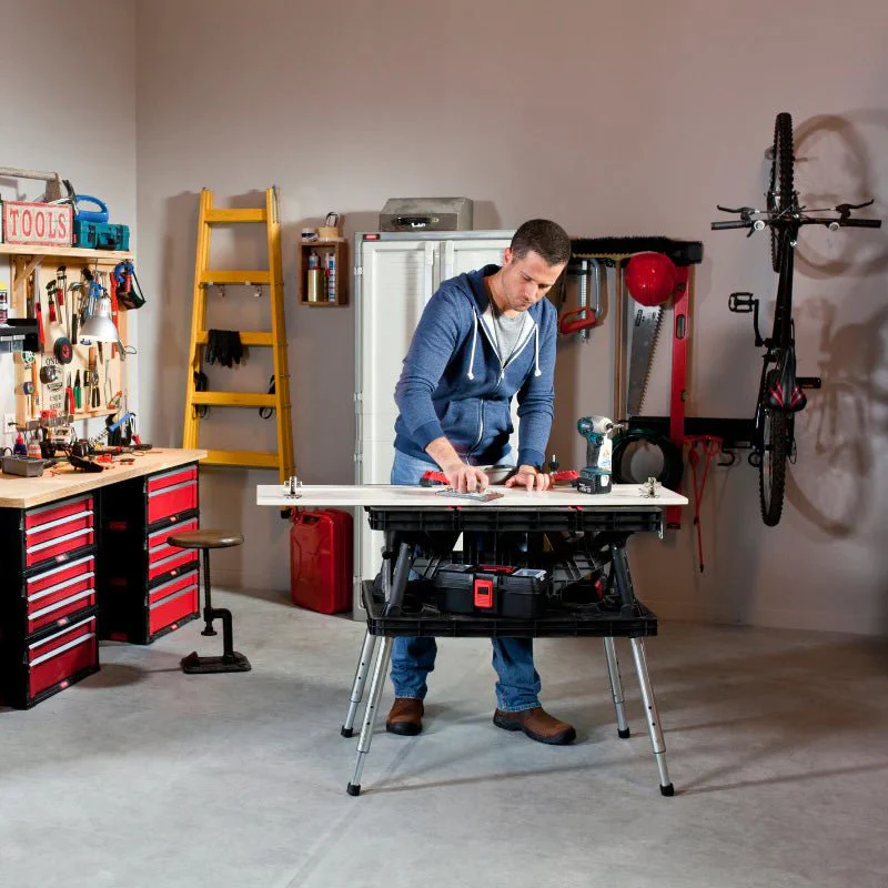 Keter Folding Work Table with Clamps - Image 24