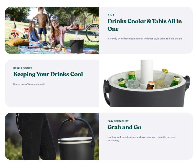 PRE ORDER: MAY - Keter Go Bar - Portable Drinks Cooler - Image 4