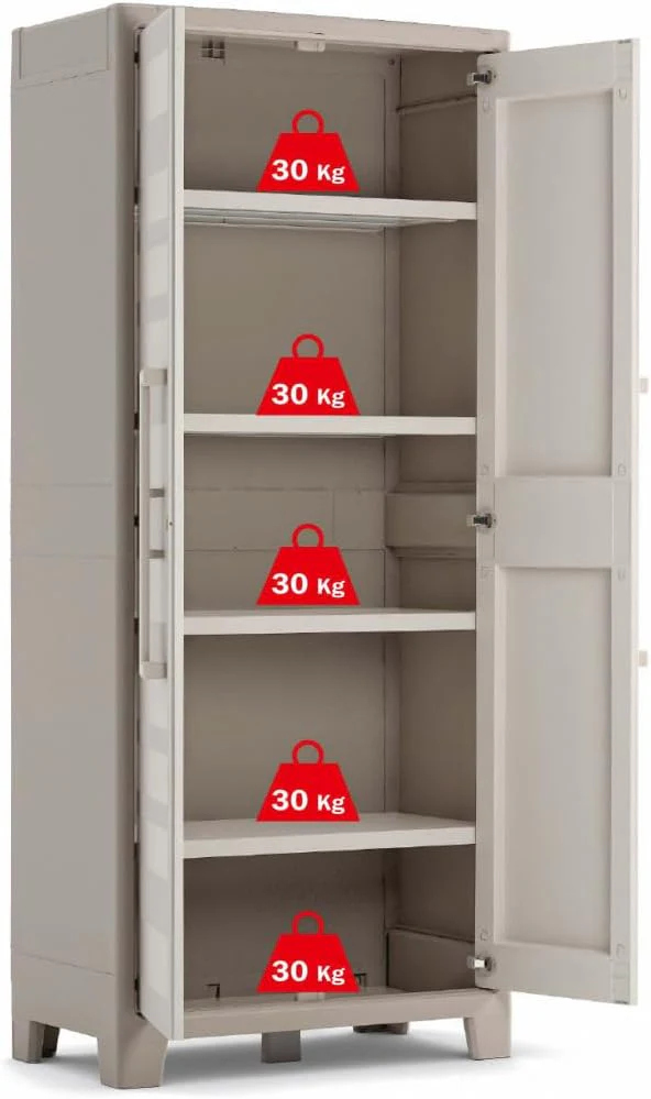Keter Gulliver Tall Cabinet - Image 4
