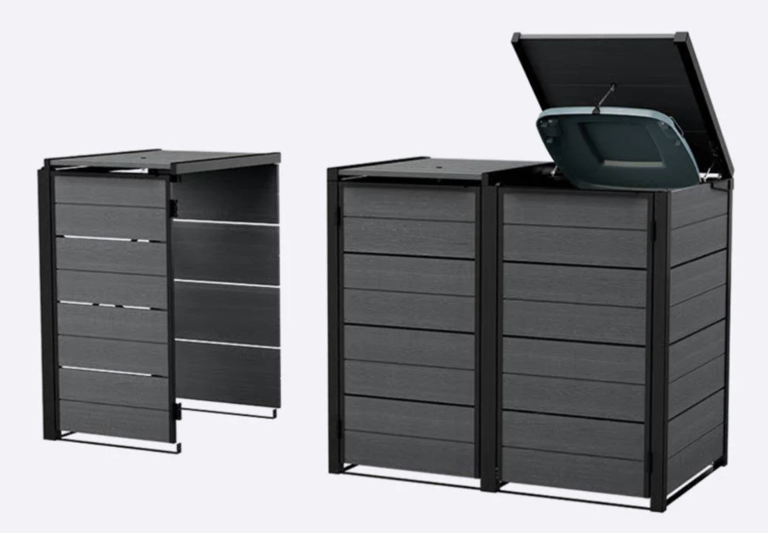 PRE ORDER: JUNE. - Keter Hideaway - 3 Bin (Grey) - Image 8