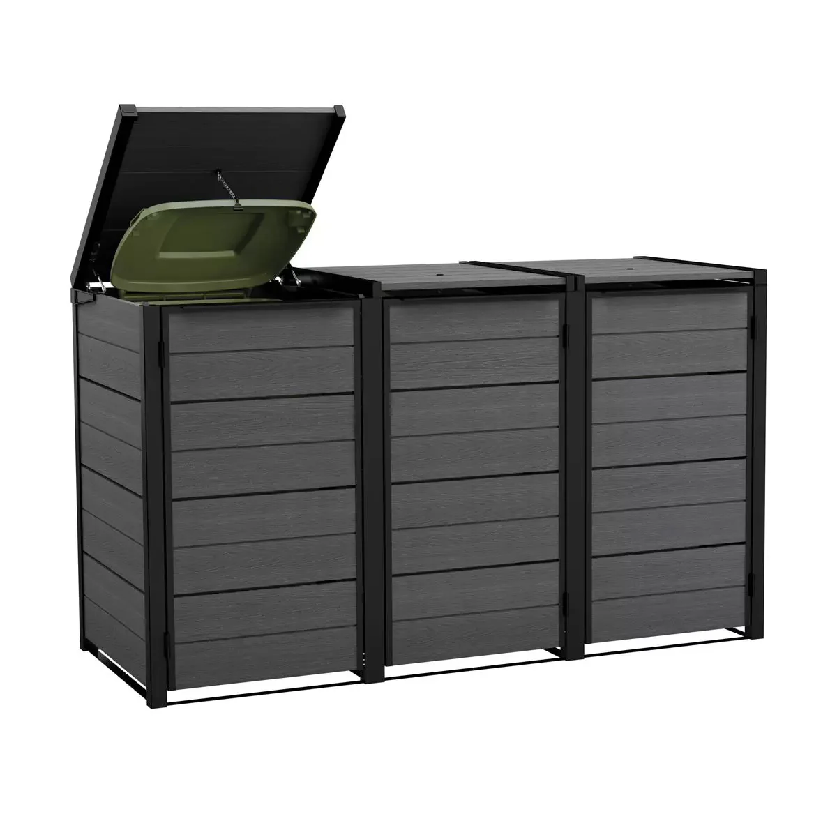 Keter Hideaway Bin Extention (Grey) - Image 12