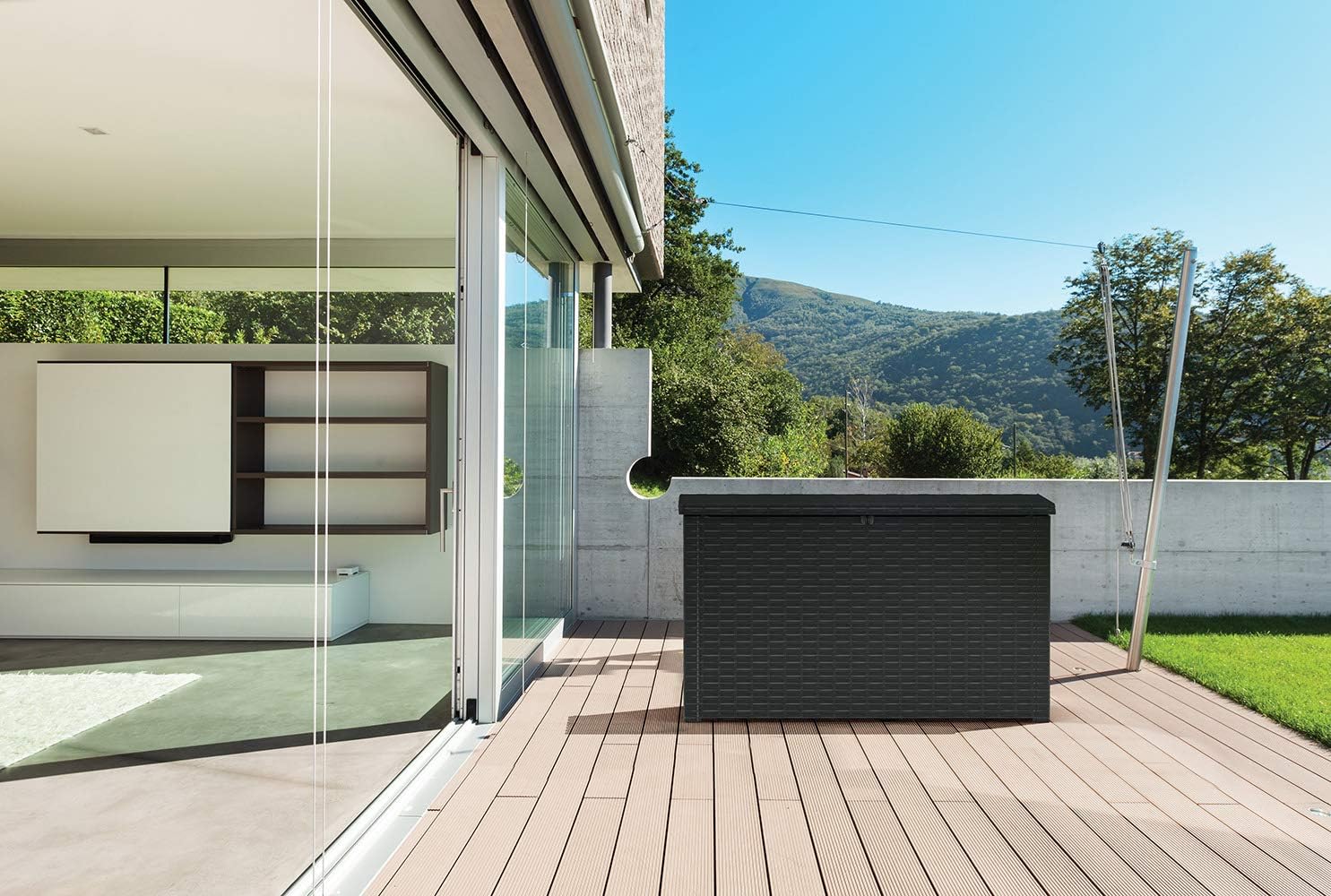 Keter Java 870L Outdoor Storage Box - Anthracite - Image 10