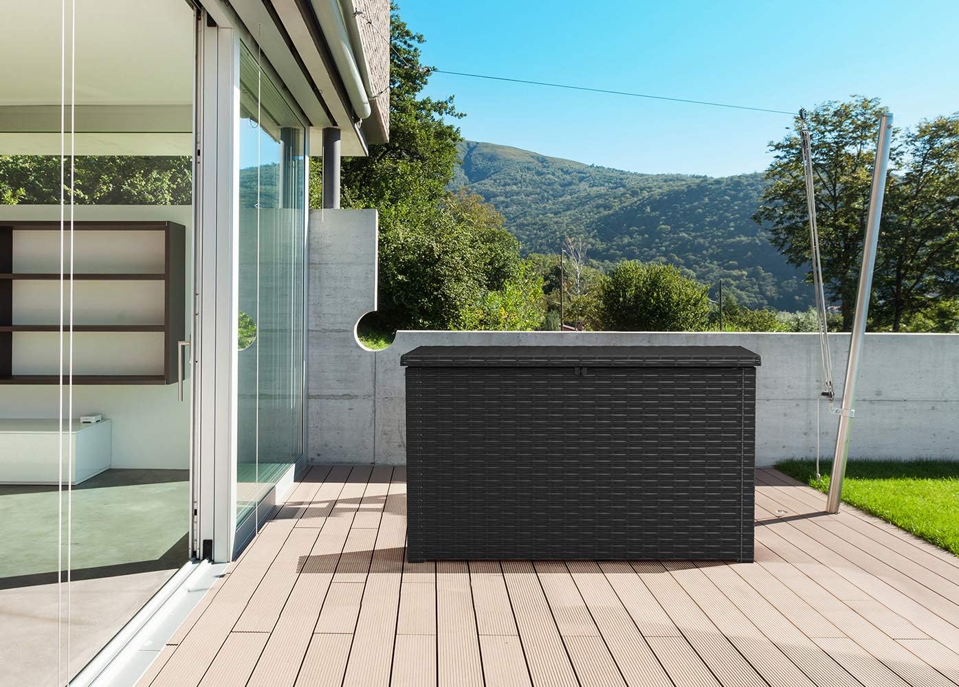 Keter Java 870L Outdoor Storage Box - Anthracite - Image 12