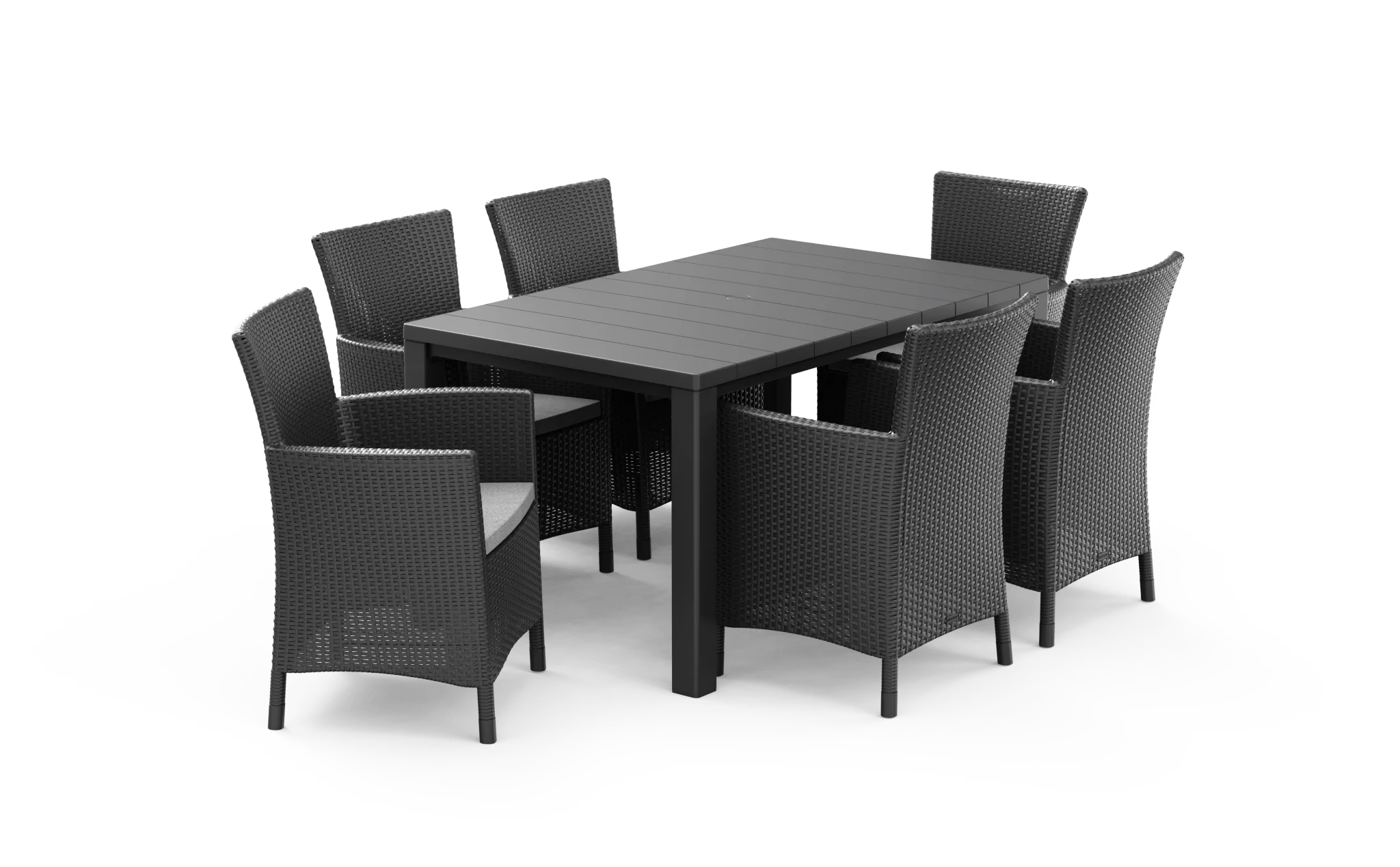 Keter Julie Iowa Dining Set - Graphite