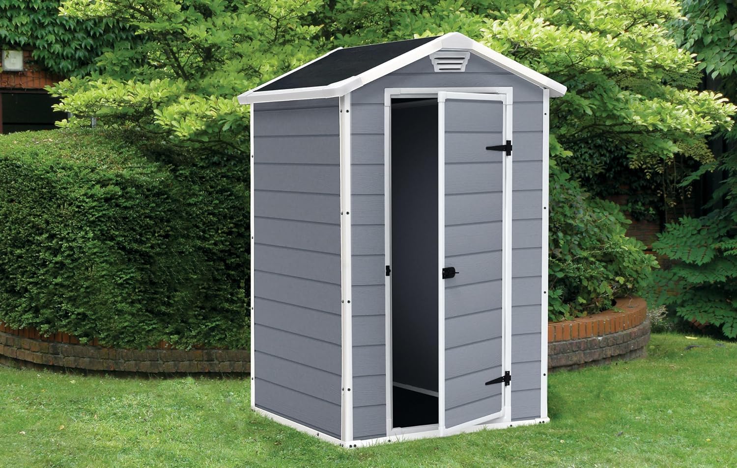 Keter Manor 4x3 Garden Shed - Grey (1.2 x 1m) - Image 13