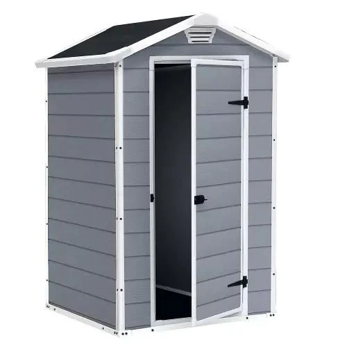Keter Manor 4x3 Garden Shed - Grey (1.2 x 1m) - Image 2