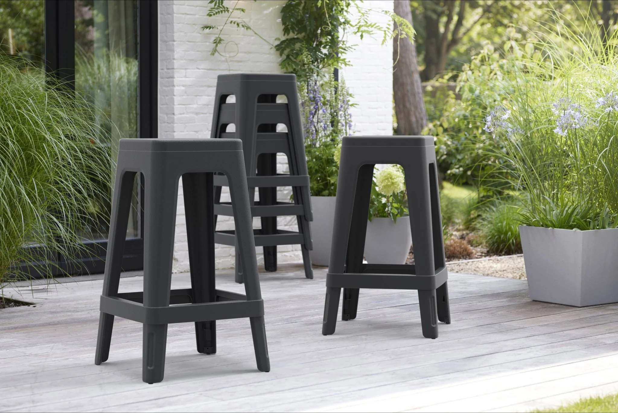 Keter Misha Indoor/Outdoor Bar Stool - Image 6