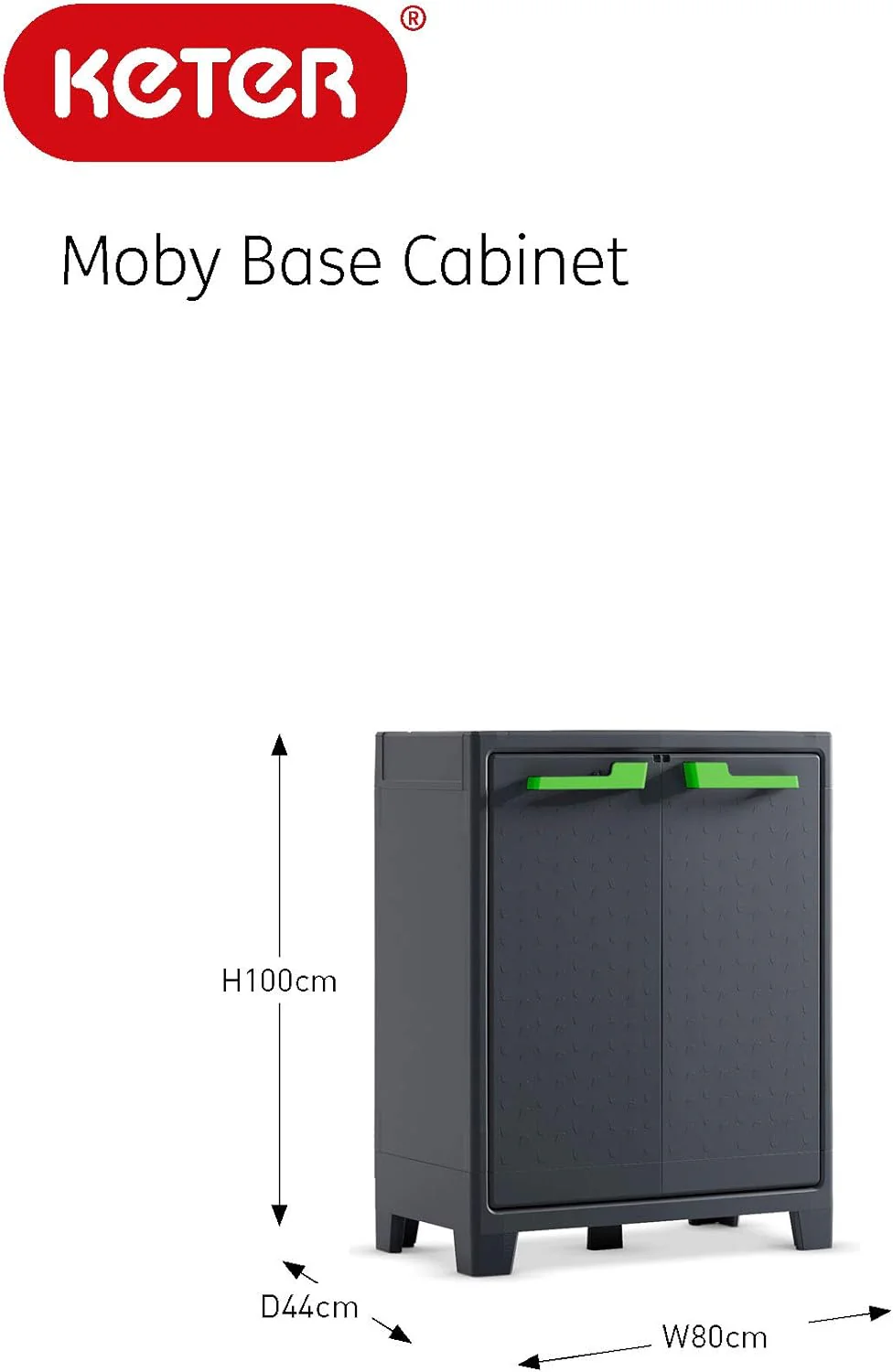 PRE ORDER: APR. - Keter Moby Low Cabinet - Image 3
