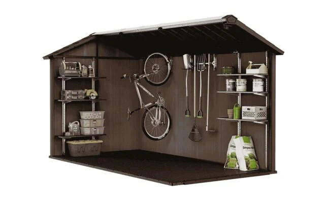PRE ORDER: JUNE. - Keter Newton Plus Double Door Shed 7.5x13 (2.3 x 4.0m) - Image 3