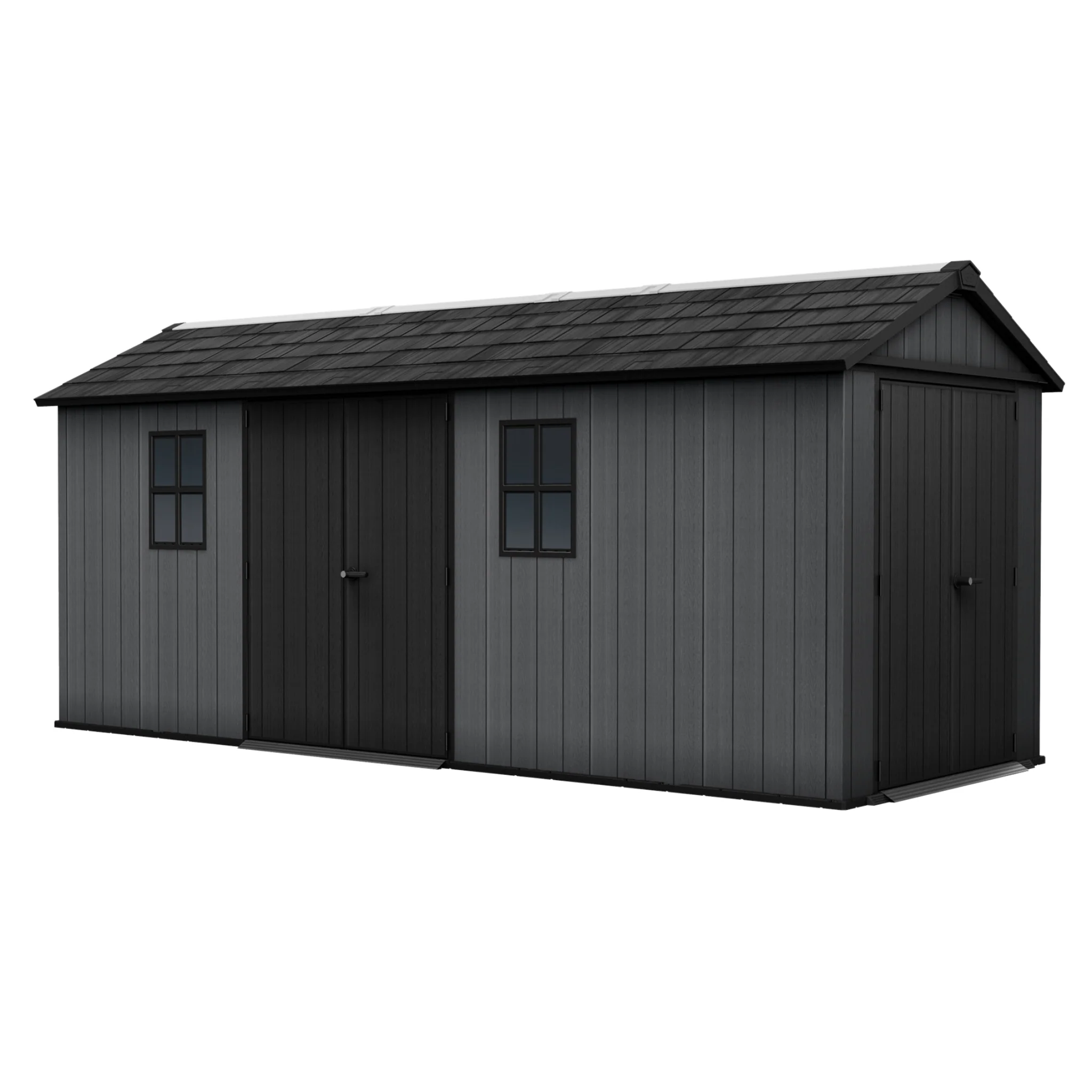PRE ORDER: JUNE. - Keter Newton Plus Double Door Shed 7.5x17 (2.3 x 5.2m)