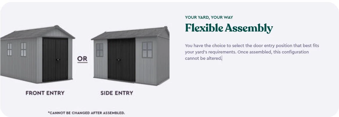 PRE ORDER: JUNE. - Keter Newton Plus Shed 7.5x11 (2.3 x 3.5m) - Image 4