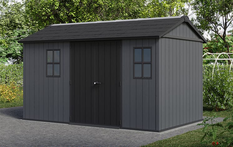 PRE ORDER: JUNE. - Keter Newton Plus Shed 7.5x13 (2.3 x 4.1m) - Image 9
