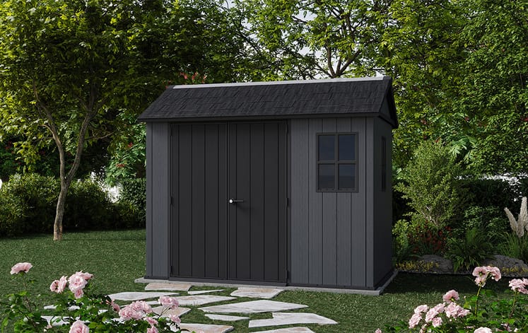 PRE ORDER: JUNE. - Keter Newton Plus Shed 7.5x9 (2.3 x 2.9m) - Image 7
