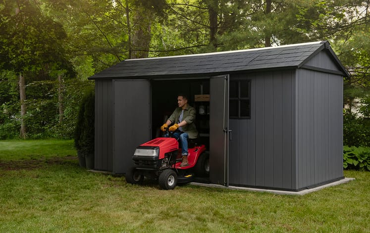 PRE ORDER: JUNE. - Keter Newton Plus Shed 7.5x15 (2.3 x 4.7m) - Image 10