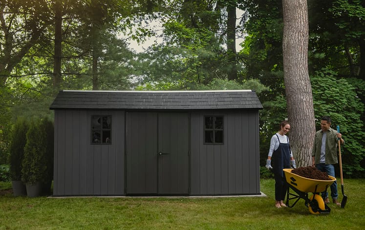 PRE ORDER: JUNE. - Keter Newton Plus Shed 7.5x15 (2.3 x 4.7m) - Image 19
