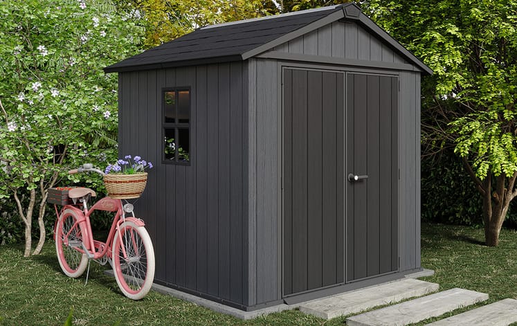PRE ORDER: JUNE. - Keter Newton Plus Shed 7.5x7 (2.3 x 2.2m) - Image 10