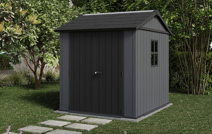 PRE ORDER: JUNE. - Keter Newton Plus Shed 7.5x7 (2.3 x 2.2m) - Image 5