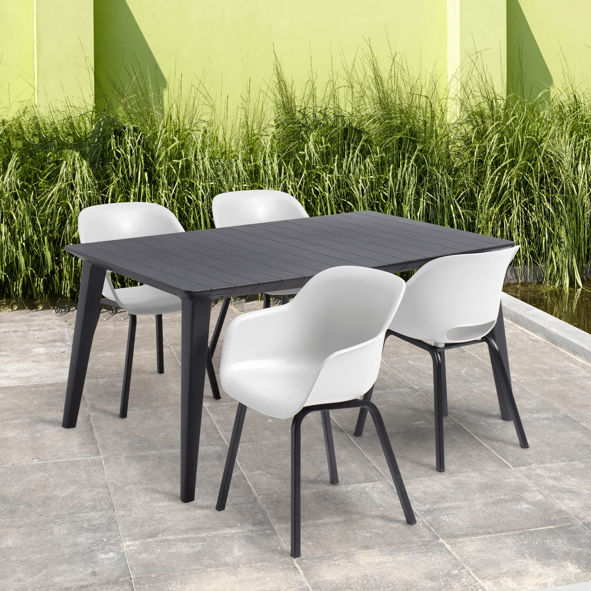 Keter Noa Dining Chair - White- 2 Pack - Image 9