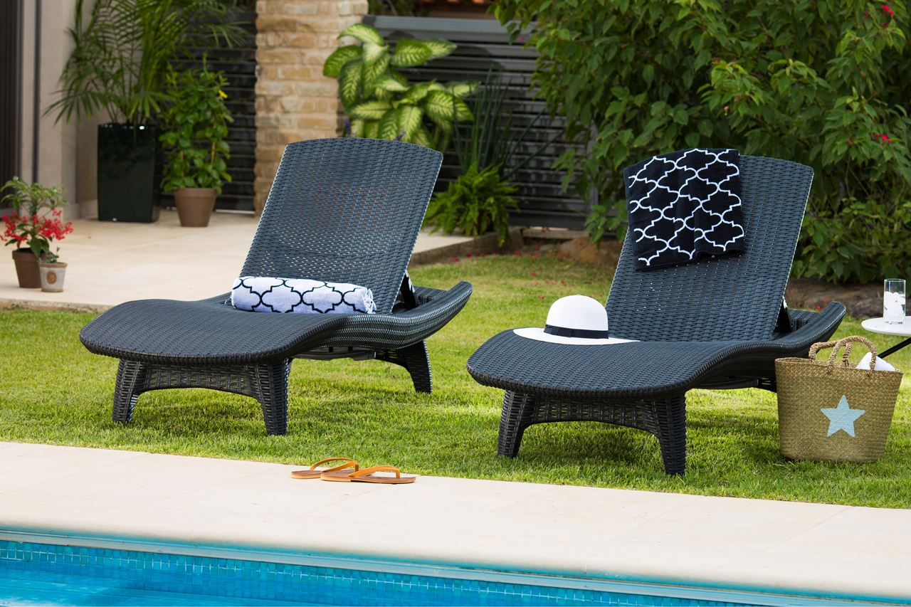 PRE ORDER: JUNE. - Keter Pacific Sun Lounger - Image 6