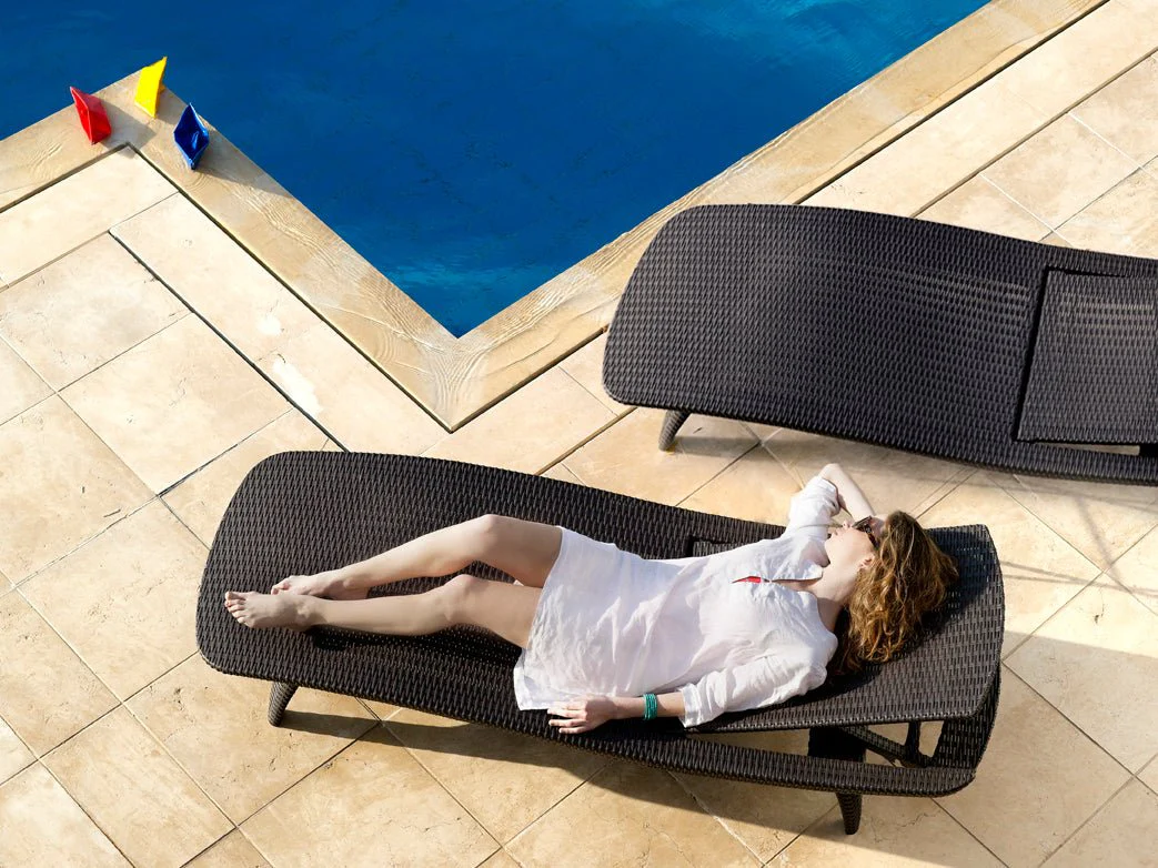 PRE ORDER: JUNE. - Keter Pacific Sun Loungers - 4 PACK - Image 9