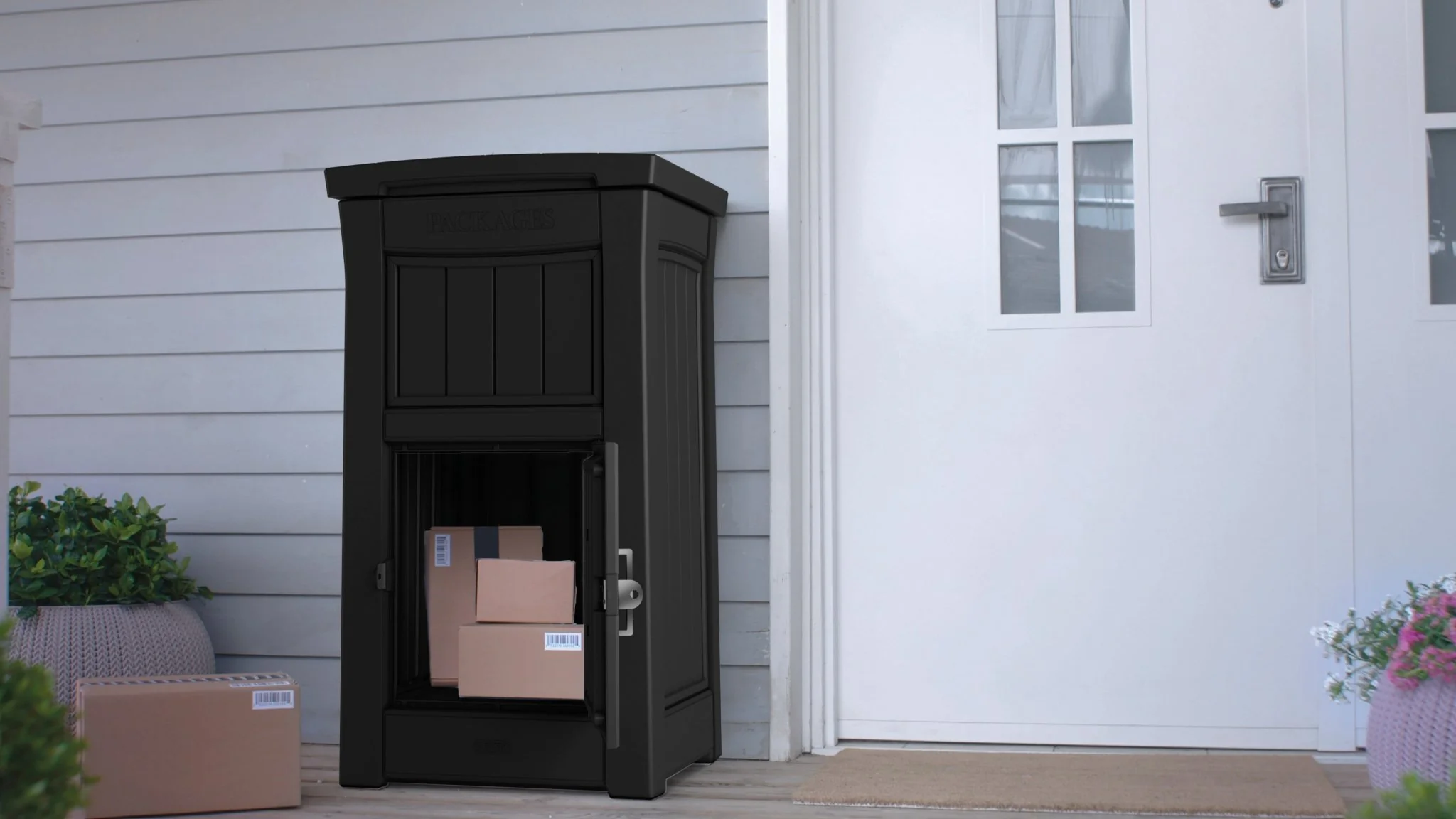 Keter Parcel Box- Graphite - Image 13