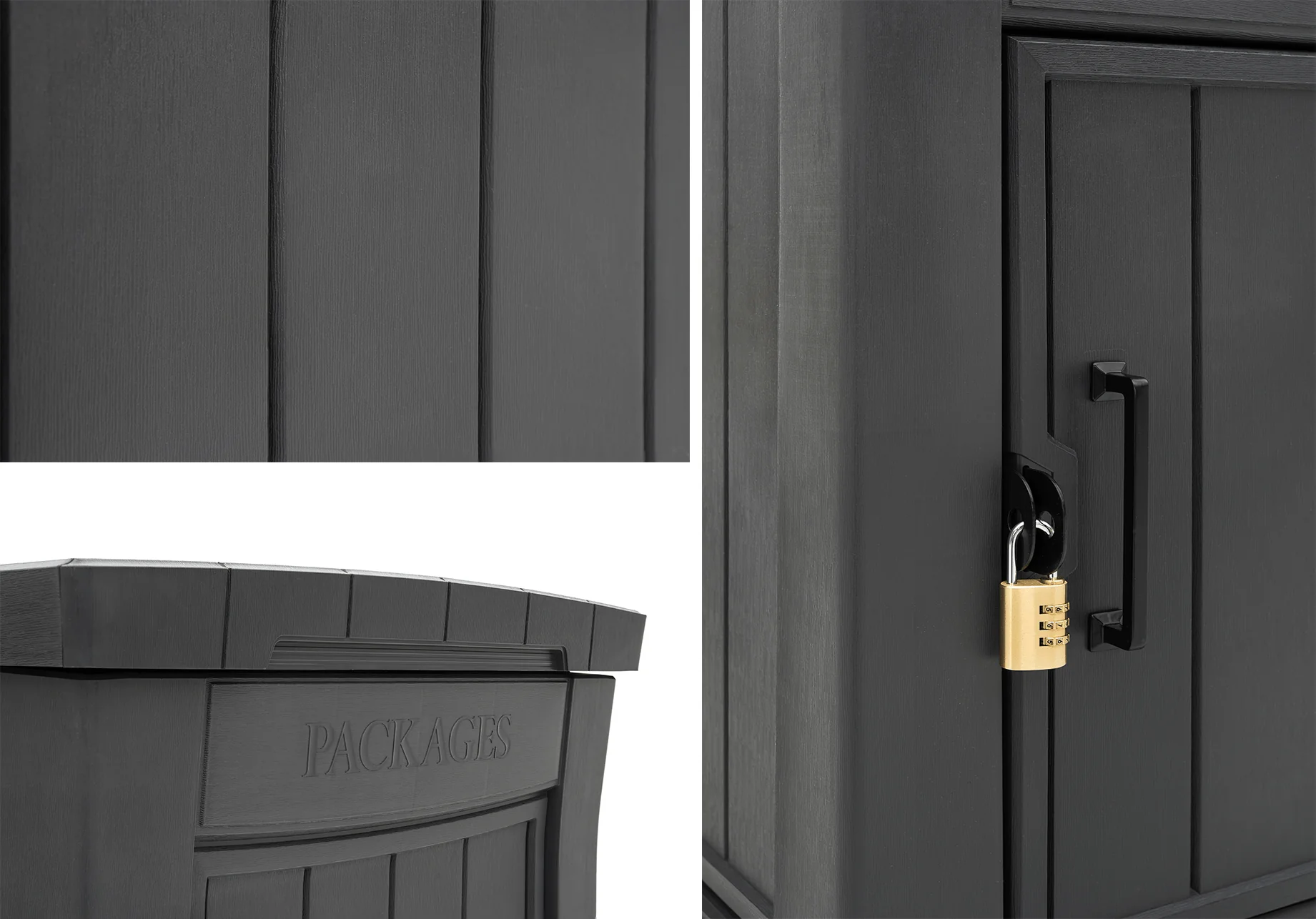 Keter Parcel Box- Graphite - Image 9