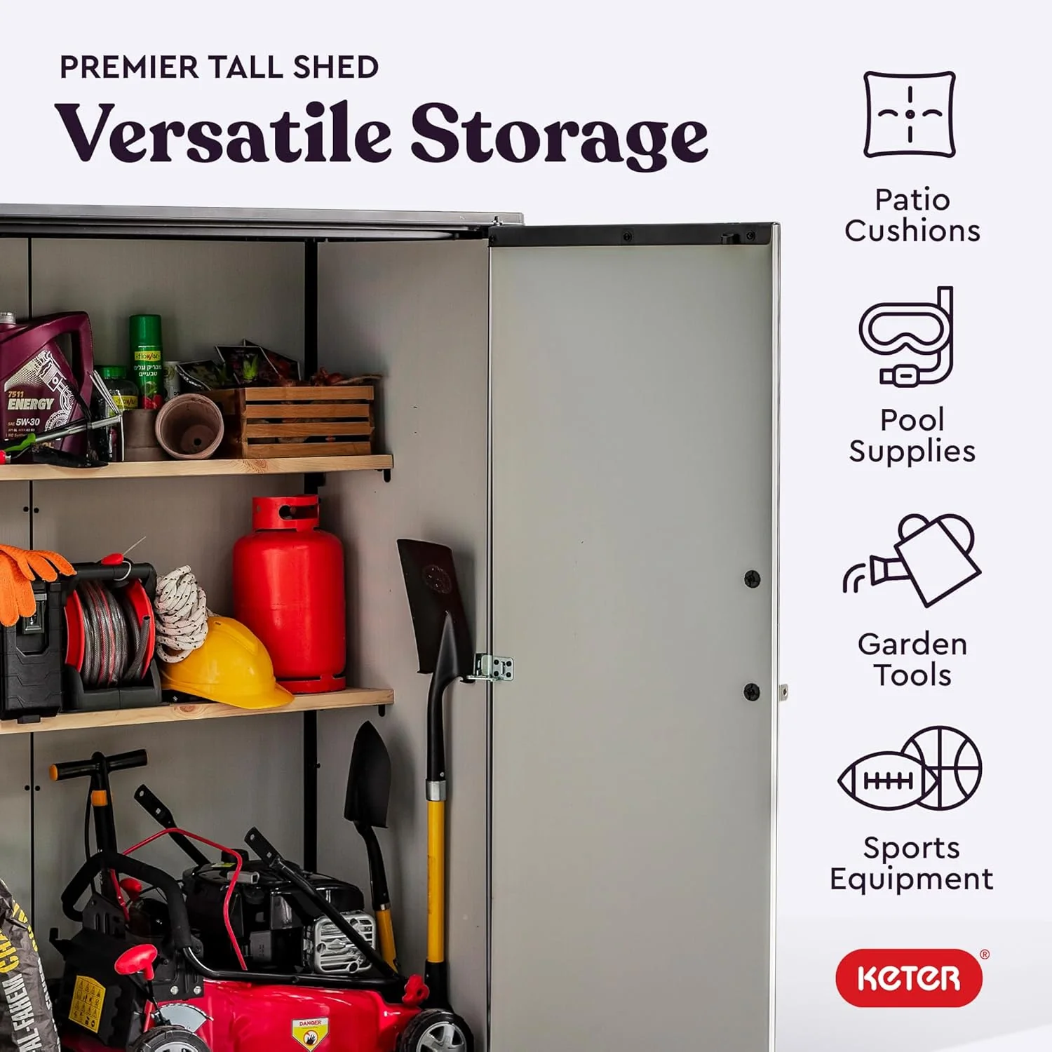 Keter Premier Tall Shed - Image 7