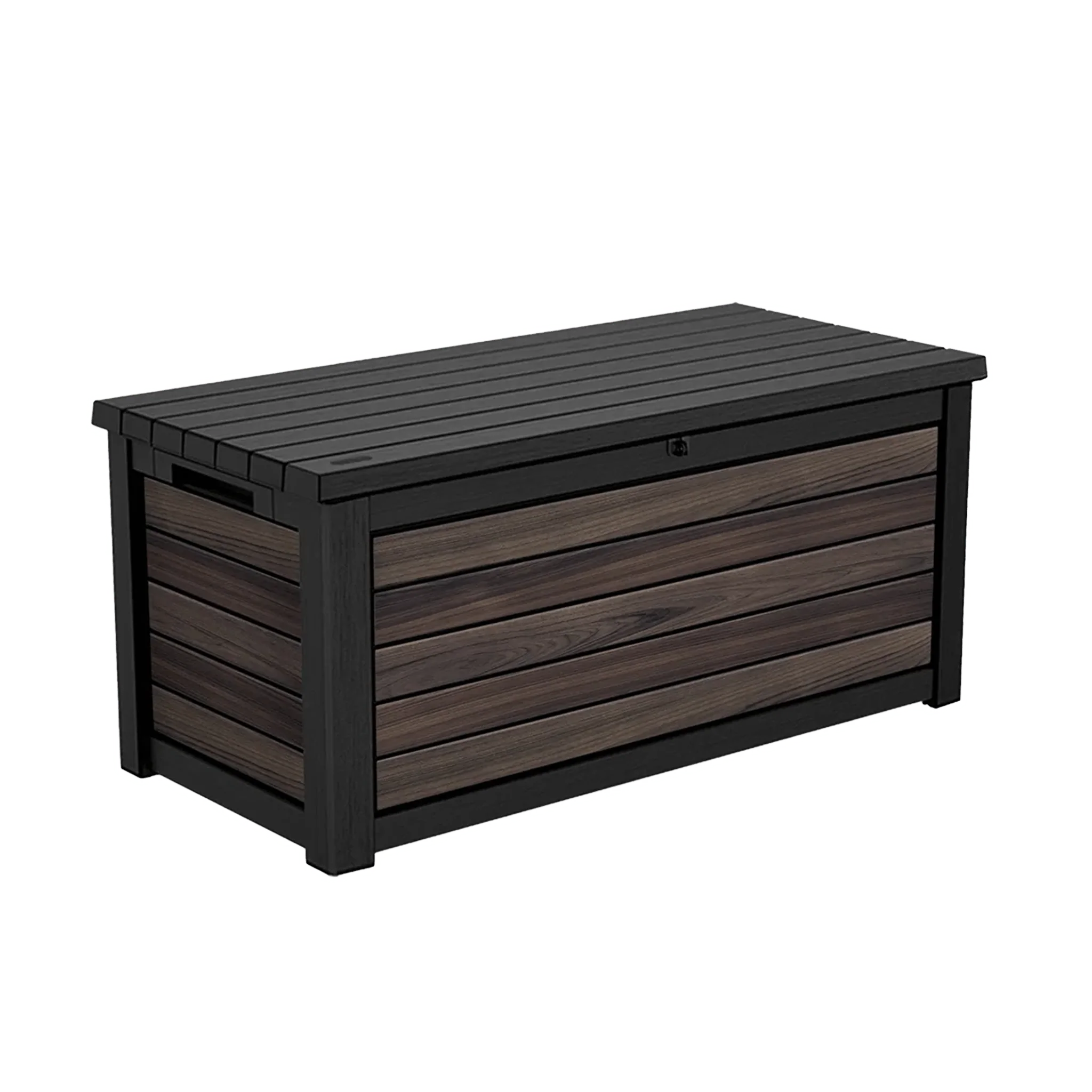 Keter Signature 630L Storage Box - Rosewood Look