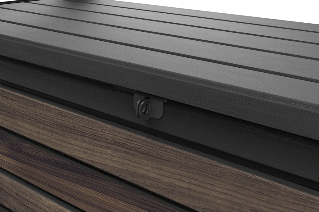 Keter Signature 630L Storage Box - Rosewood Look - Image 8
