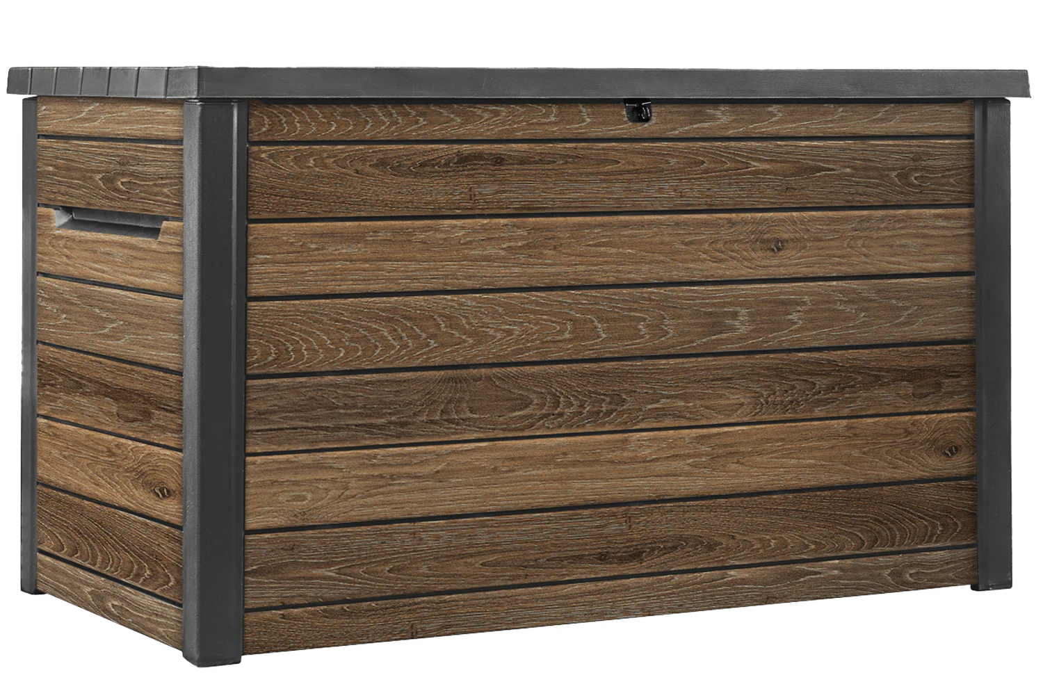 Keter Signature 870L Storage Box - Walnut Look