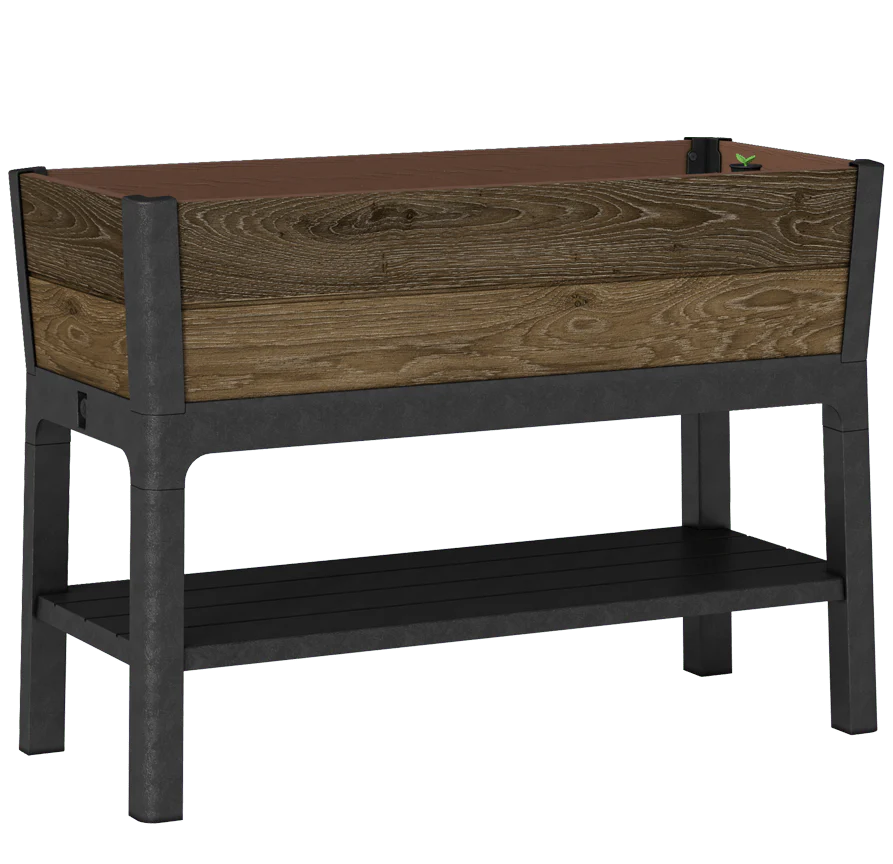 Keter Signature Elevated Garden Bed - Walnut Look - Image 12