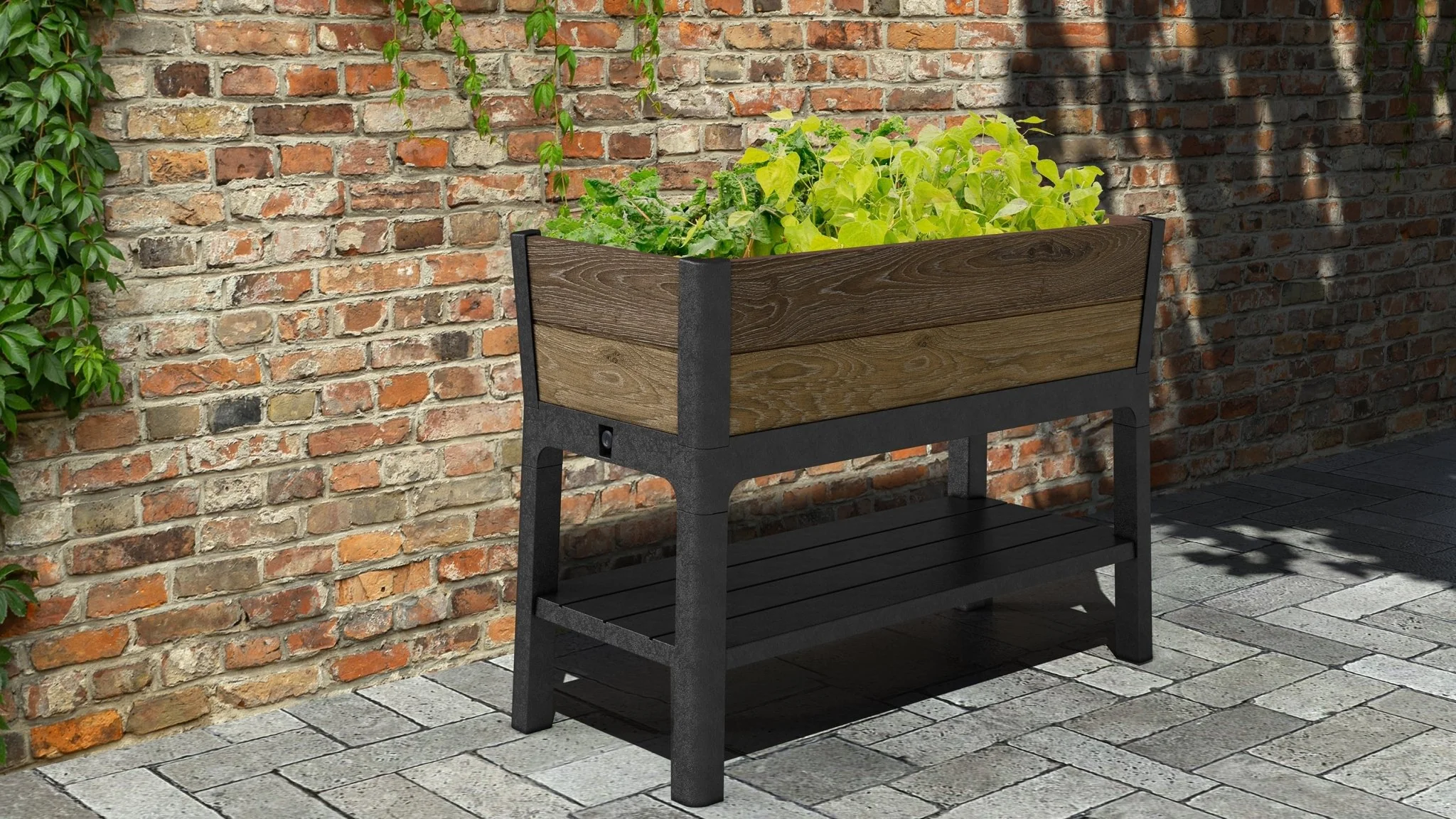 Keter Signature Elevated Garden Bed - Walnut Look - Image 8