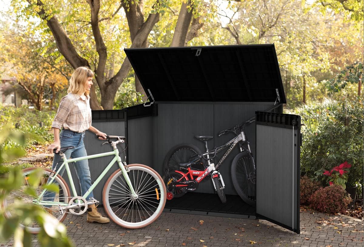 Keter Signature Horizontal Shed - Stormgrey Look - Image 12