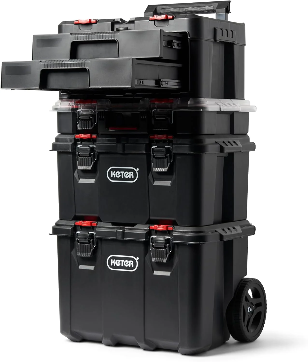 Keter STACK N’ ROLL 2 Drawers - Image 4