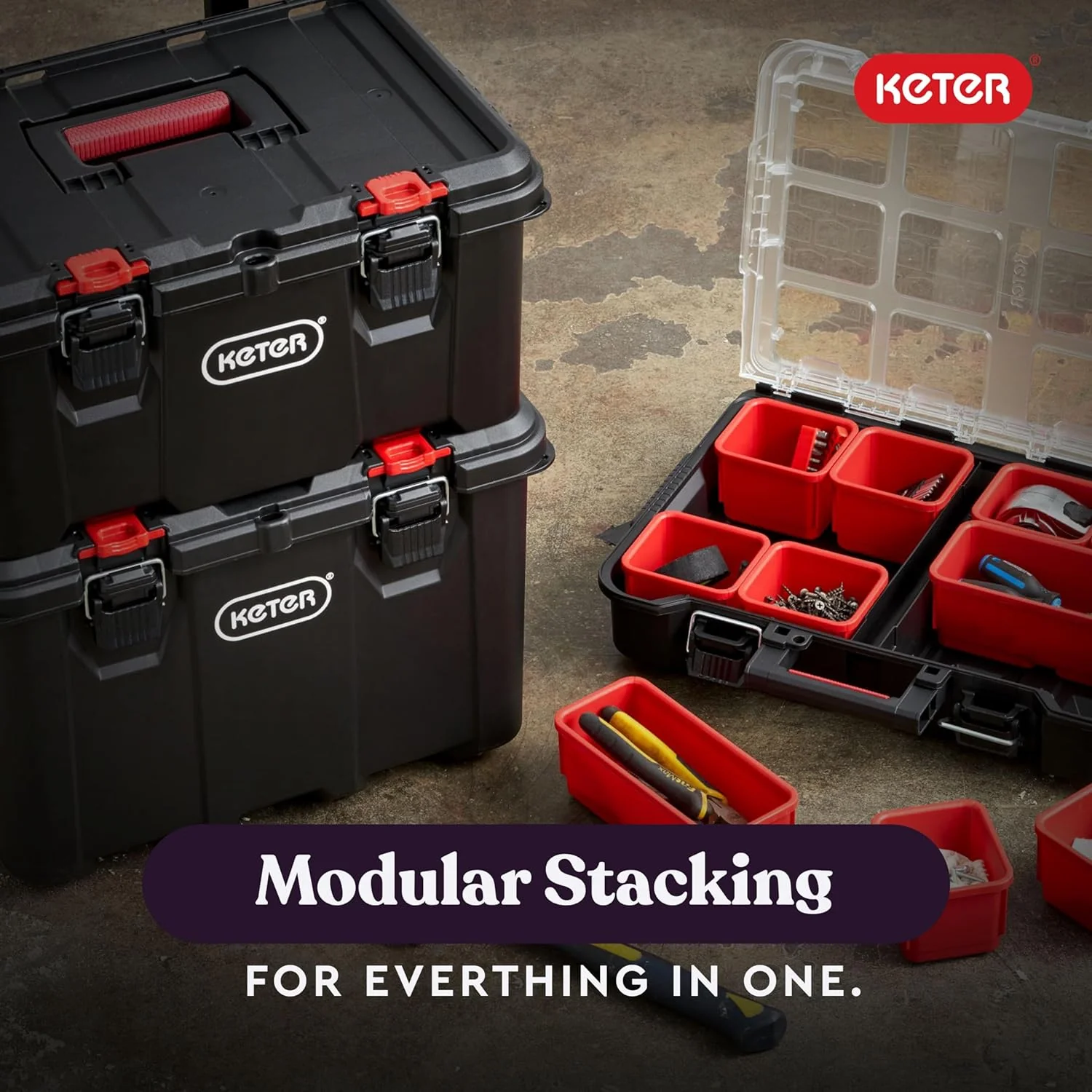 Keter STACK N’ ROLL Cart - Image 11