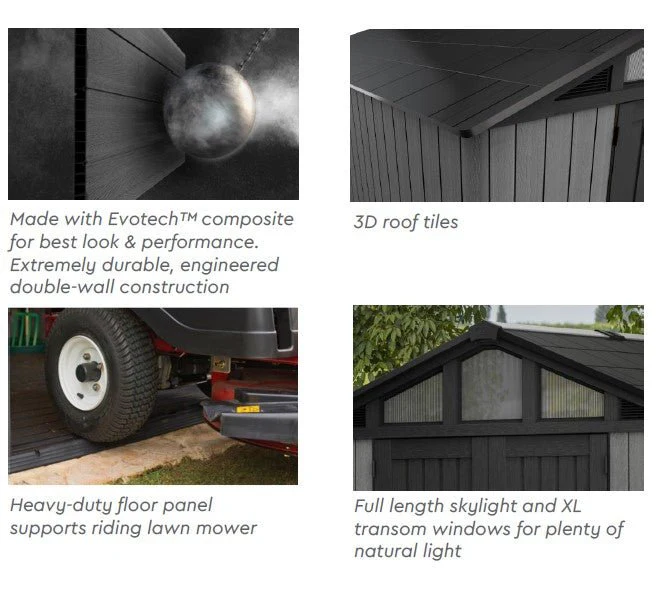 Keter Stronghold Shed 10 x 11.5 (3 x 3.5m) - Image 3